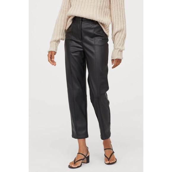 Hu0026M | Pants u0026 Jumpsuits | Nwt Hm Black Faux Leather Pants | Poshmark